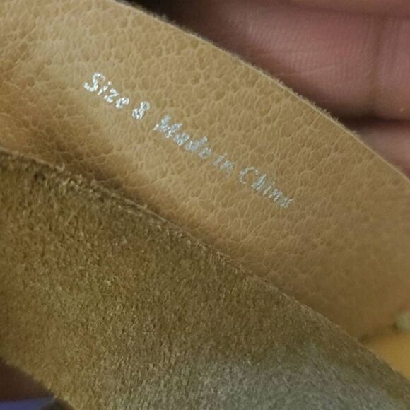 Dolce Vita Dark Tan Suede Wedges Size 8 - Picture 8 of 9